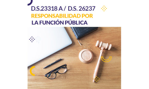 Responsabilidad por la Fúncion Pública D.S. 23318 A y D.S. 26237