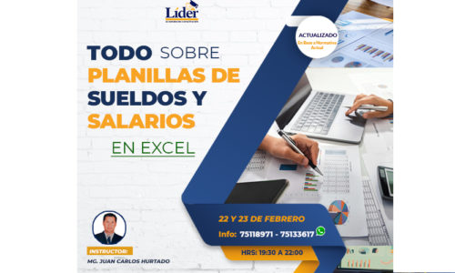 PLANILLAS DE SUELDOS Y SALARIOS EN EXCEL